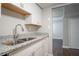 Kitchen sink and granite countertops with white cabinets at 1867 Myrtle Sw Dr # 26, Atlanta, GA 30311