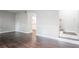 Spacious living room with hardwood floors and staircase at 1867 Myrtle Sw Dr # 26, Atlanta, GA 30311