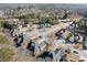 Aerial view of neighborhood homes and streets at 2870 The Terraces Way, Dacula, GA 30019