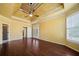 Spacious main bedroom with high ceilings and hardwood floors at 2870 The Terraces Way, Dacula, GA 30019