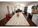 Modern kitchen with granite island and hardwood floors at 1401 Boulevard Se, Atlanta, GA 30315