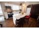 White shaker cabinets, granite counters, and stainless steel appliances at 1401 Boulevard Se, Atlanta, GA 30315