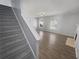Bright living room with hardwood floors and a fireplace at 5431 Village Green Sq # 1018, Norcross, GA 30093
