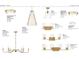 Selection of modern lighting fixtures, including foyer, bedrooms, owner's suite, dining room, breakfast and garage fixtures at 551 Southland Cir, Canton, GA 30115