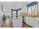 Modern kitchen with stainless steel appliances and granite countertops at 5480 Landseer Way, Cumming, GA 30040