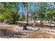 Relaxing backyard with fire pit and seating area at 1494 Red Fox Ne Dr # D, Atlanta, GA 30306