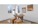 Cozy home office with hardwood floors and a comfortable workspace at 135 Cedarwood Ln, Roswell, GA 30075