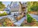 Brick front exterior with a two-car garage and arched entryway at 1393 Lanier Ne Pl, Atlanta, GA 30306