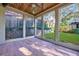 Relaxing screened porch overlooking backyard at 1393 Lanier Ne Pl, Atlanta, GA 30306