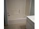 Small bathroom with shower/tub combo at 2815 Shoemaker Ln, Snellville, GA 30039