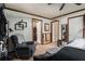 Bedroom with a recliner, and access to bathroom at 1275 Poole Bridge Rd, Hiram, GA 30141