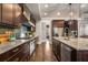 Modern kitchen with stainless steel appliances and granite countertops at 5905 Kayron Dr, Atlanta, GA 30328