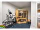 Home gym with sauna and elliptical machine at 5905 Kayron Dr, Atlanta, GA 30328