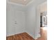 Bright entryway with hardwood floors and neutral wall tones at 1705 Monroe Ne Dr # B05, Atlanta, GA 30324