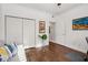 Bright bedroom with hardwood floors and spacious closets at 3047 Lenox Ne Rd # 1108, Atlanta, GA 30324