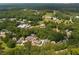 Aerial view of Serenebe community homes at 9032 Selborne Ln, Chattahoochee Hills, GA 30268