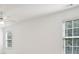 Bedroom with two large windows and ceiling fan at 3136 Mercer University Dr # 6, Chamblee, GA 30341