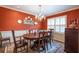 Elegant dining room with chandelier and hardwood floors at 2384 Bradcliff Ne Dr, Atlanta, GA 30345