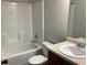 Bathroom with tub and shower combo at 252 Magnaview Dr, Mcdonough, GA 30253