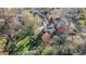 Aerial view showing a home's private backyard and surroundings at 824 Amsterdam Ne Ave, Atlanta, GA 30306