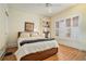 Bedroom with hardwood floors and built-in shelving at 824 Amsterdam Ne Ave, Atlanta, GA 30306