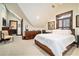 Spacious bedroom with wood floors and vaulted ceilings at 824 Amsterdam Ne Ave, Atlanta, GA 30306