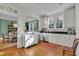 Modern white kitchen with stainless steel appliances at 51 Peachtree Memorial Nw Dr # 4, Atlanta, GA 30309