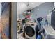 Practical laundry room with modern washer and dryer appliances at 883 Verona Dr, Clarkston, GA 30021