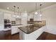 Modern kitchen with island and granite countertops at 1504 Everson Walk, Hampton, GA 30228