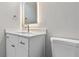 Modern bathroom with white vanity and toilet at 2793 Keystone Ave, Lithonia, GA 30058