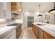 Modern kitchen with marble countertops and stainless steel appliances at 427 Jon Scott Dr, Alpharetta, GA 30009