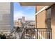 City skyline views from private balcony at 620 Peachtree Ne St # 1412, Atlanta, GA 30308