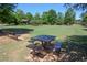 Relaxing community picnic area with benches and tables at 228 Ridge Mill Dr, Acworth, GA 30102