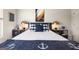 Bedroom with a queen bed and nautical-themed decor at 4266 Sw Notting Hill Dr # 28, Atlanta, GA 30331