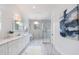 Luxurious bathroom with marble accents and a large shower at 2571 Sharondale Ne Dr, Atlanta, GA 30305