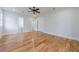 Spacious bedroom with hardwood floors and en-suite bathroom at 2571 Sharondale Ne Dr, Atlanta, GA 30305