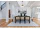 Elegant dining room with hardwood floors and a large dining table at 2571 Sharondale Ne Dr, Atlanta, GA 30305