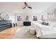Spacious main bedroom with hardwood floors and large windows at 2571 Sharondale Ne Dr, Atlanta, GA 30305