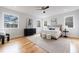 Spacious main bedroom with hardwood floors and large windows at 2571 Sharondale Ne Dr, Atlanta, GA 30305