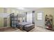 Bedroom with a built-in bunk bed and plenty of storage at 5029 David Pl, Smyrna, GA 30082