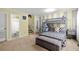 Bedroom with built-in bunk bed, plenty of storage and private bath at 5029 David Pl, Smyrna, GA 30082