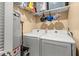 Convenient laundry room with washer, dryer and storage at 5029 David Pl, Smyrna, GA 30082