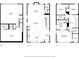 Three-story home floor plan, showing bedrooms, kitchen, and living areas at 164A Goshen Ln, Woodstock, GA 30188