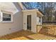 Newly built deck with access to laundry and spacious backyard at 204 Elm St, Palmetto, GA 30268