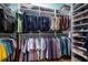 Well-organized walk-in closet with hanging rods and shelving at 4225 Maner Se St, Smyrna, GA 30080