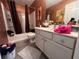 Clean bathroom with bathtub, toilet and vanity at 5993 Springfair Run, Lithonia, GA 30038