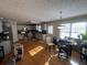 Open kitchen with a dining area and hardwood floors at 5993 Springfair Run, Lithonia, GA 30038