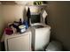 Laundry room with washer and dryer at 5993 Springfair Run, Lithonia, GA 30038