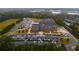 Aerial view of school campus with large parking lot and school buses at 6711 Witherington Ct, Norcross, GA 30093