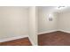 Finished basement room with neutral walls and hardwood floors at 776 Brookline Sw St, Atlanta, GA 30310